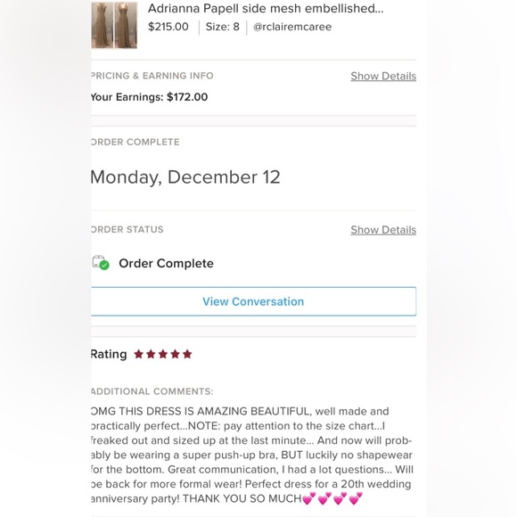 Adrianna Papell side mesh embellished sleeveless long gown - Picture 9 of 9